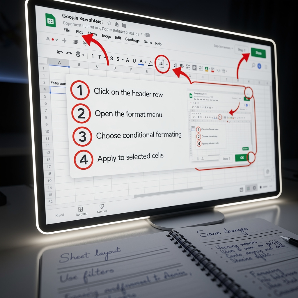 Captura de pantalla de módulo de capacitación con instrucciones numeradas y flechas señalando cada paso